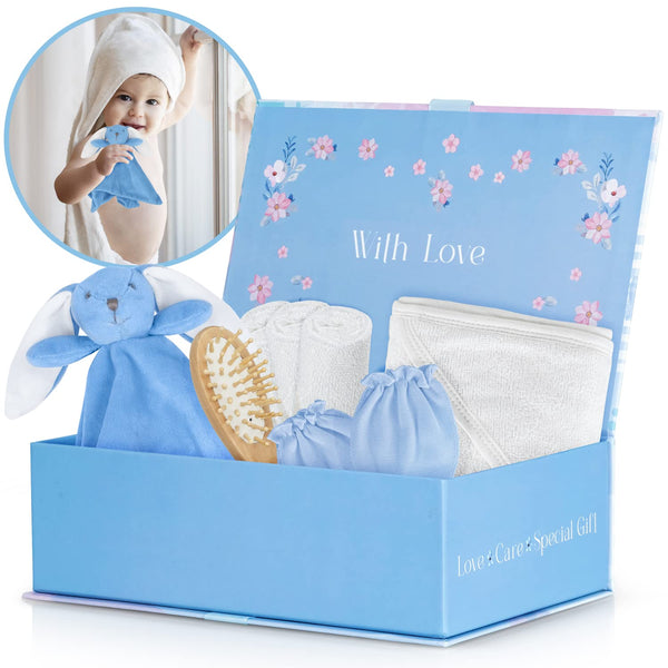 Baby Towels with Hood Newborn Gift Set - Gentle & Soft Baby