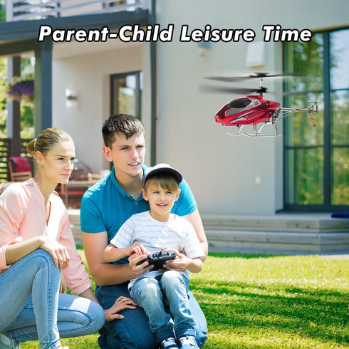2.4G 12+ VATOS RC Helicopter for Boys, Remote Control Helicopter with LED Light for Kids Years Old, Fixed Height