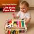 2-5 Set, INIFEIDALA Montessori Wooden Busy Board - Fine Motor Skills Toys for Year Old Boys Girls, Preschool STEM Life