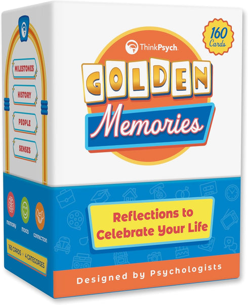 ThinkPsych Golden Memories - Conversation & Memory Game for Seniors | 160