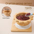 Bamboo Suction Bowl for Baby, Kid, Toddler, Spoon Fork Set, Removable Silicone Suction, All-Natural Feeding Set