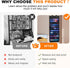 12+1 Playmat Holder, Playmat Tube Storage Bag for MTG, Fits Card Game Playmats with Transparent Plastic Slots, Portable