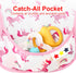 Accmor 4-Pack Mess-Proof Waterproof Baby Bibs - for Easy Eating