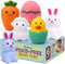 ArtCreativity Easter Basket Stuffers for Toddlers, Mold Free Bath Toys, 6 Pack,