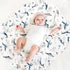 2 Pack, 34 44 GRSSDER Reversible Baby Swaddle Blankets Super Soft Jersey Knit Baby Quilt Blanket for Baby Boys