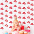 Sinload 8 Pcs Mushroom Theme Garlands Fairy Birthday Party Decorations Forest Wonderland Paper Cutouts Banners