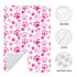 Hcpwzrf Dog Paw Print Heart Pink Baby Car Seat Cover & Nursing Cover - Breathable Stretch Multi-Use Cover