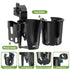 KDD Stroller Cup Holder with Phone Holder, 3-in-1 Removable Bottle Holder, 360 Degrees Rotation Drink Holder for