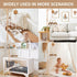 65 Inch 35 Floor-Standing Crib Mobile Arm with Music Box - Wooden Mobile Arm for Crib - Crib Mobile Motor - Volume