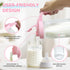 Riznpo 2 PACK 32OZ Breast Milk Pitcher Glass Breastmilk Pitcher with Lids Leak-proof Wide-mouth Mason Jar