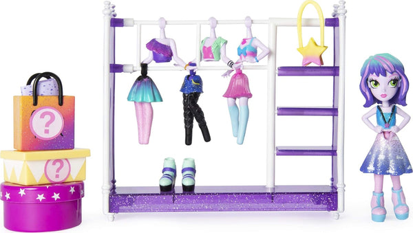 Off the Hook Style Studio Fashion Fun Playset with 4-inch Small Doll, Fashions and Accessories for Girls 5+