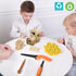163 Cardboard Construction Tool Kit Pieces-Educational Toys for at-Home Play + Classroom Learning | Reusable Cardboard
