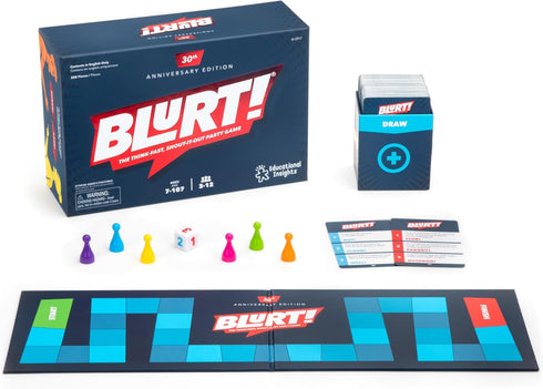 Educational Insights Blurt! The Think-Fast Party Game - Board Game for Kids and Adults Ages 7+, Family Game Night