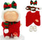 Cifudec Christmas Clothes Outfit Set for 17cm Dolls(NO Doll) with Accessories Suit Cute