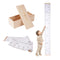 Growth Chart for Wall | Kids Height Chart Canvas Ruler with Wooden