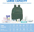Backpack, Backpack KABAQOO Baby Diaper Bag Waterproof Diaper for Mom & Dad with Changing Pad, Insulated Pockets