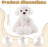 Furvana 10" 3-14 Bichon Frise Plush Puppy, Dogs Stuffed Animals, Bichon Frise Stuffed Animal, Ideal Christmas Animal