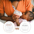 70ml NCVI Silicone Breast Milk Collector for Breastfeeding, Wearable Breast Shells for Night Use, Slim Detachable