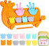 3-5,Number Counting 3-5 DOCEPERT Preschool Learning Toys,Upgraded Silicone Montessori Educational Math Manipulatives