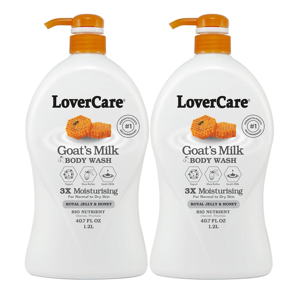 Goat's Milk Moisturizing Body Wash Shower Cream Royal Jelly & Honey 40.7