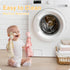 Newborn Baby Loveys Security Blanket, Organic Cotton Bunny & Lion Lovies for Newborns