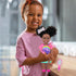 14 Inch Ecore Fun Black Doll with Black Baby Doll Clothes Accessories Including Dress, Top, Skirt, Shoes, Comb, Mirror