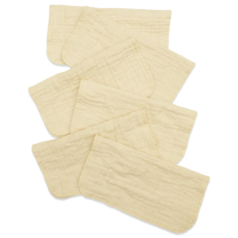 OsoCozy 12 Count 100% 15-Pack (9"x9" Muslin Baby Wipes Unbleached Cotton, Reusable Cloth Wipes for Sensitive Skin