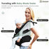 6 1 FRUITEAM Baby Carrier Newborn to Toddler in Hip Waist Stool with Head and Lumbar Support, Safety - Certified Hip