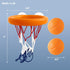 2 Jool Baby Bath Basketball Hoop for Toddlers, Kids Bathtub Toy Includes Basketball Net w/ Suction Cups, Basketballs