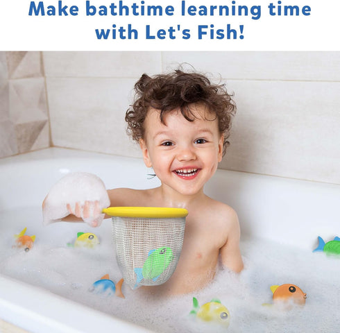 Skillmatics Outdoor & Bath Toys - Let's Fish Fishing Game, Toddler Toys for Learning Colors & Counting, Pool Fun