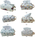 FeiYeup Baby Wipes Dispenser Quilted Wipe Holder Wipes Case Printed Pattern Wipes Box Keep Wipes Wet Wipe Container