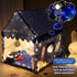 Kids Play Tent Playhouse Indoor Tent for Kids Boys Toddler, Large Castle Play House Bed Tents Spaceship Outer Space