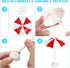 Abaodam Miniature Swimming Pool 5 Pieces Dollhouse Decoration with Beach Chair, Umbrella for DIY Fairy Garden