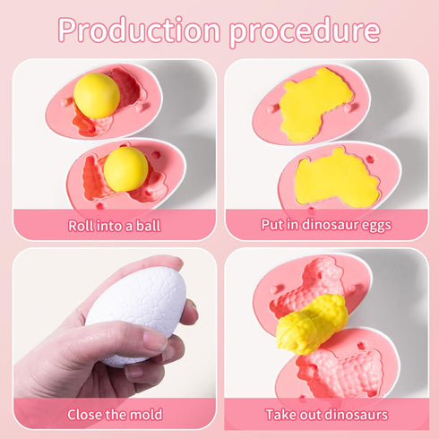 Sets 3-5, 5 3D DOLIVE Rabbit Playdough for Kids Ages Animal Toys with Adventure Map, Toddler Easter Basket Stuffers