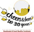 Joymee Cheers to 30 Years Black Glitter Banner for 30th Birthday, Wedding Anniversary Party Supplies Decorations