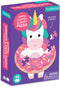 Mudpuppy Unicorn Sprinkles – 48 Piece Mini Scratch & Sniff Puzzle with Fun Illustrations of A Donut Floatie Unicorn