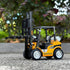 NOVAFUSION 3 Forklift Toys for Kids Construction Truck Forklift,Metal DieCast Forklift Toy,Pull Back Fork Lift Toy