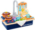 PowerTRC Play Sink with Running Water Toddler Kitchen Playset w/Working Faucet, Stove,