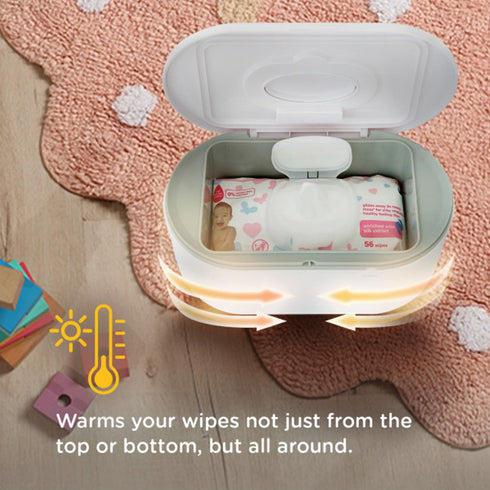 Wipe Warmer - Large Capacity Wipe Warmer and Baby Wet Wipes Dispenser with Even Warming and Built-In Nightlight