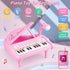 1-3 1 2 3 1st 1 2 3+ Amy&Benton Piano Music Toy Baby for Toddlers Pink for Girls Girl First Birthday Gift for Years Old