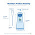 Mustela Baby Cleansing Water, No-Rinse Micellar Water with Natural Avocado & Aloe Vera for Baby's Face, Body & Diaper