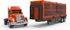 Driven by Battat Car Carrier Toy Truck - Detachable Trailer, Container & Vehicle Launcher for Kids 3+