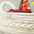 Oliver & Emilia Diaper Caddy - Portable Woven Baby Organizer Basket w/Handle, Nursery Changing Caddies & Dividers