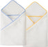 POLYTE Premium Hypoallergenic Microfiber Hooded Baby Bath Towel, 36 x 36 in,