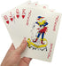 QkonkgnS 5X7 Inch (4 Large Jumbo Playing Cards, Giant Deck of Cards Games for Families Casino Party Decorations