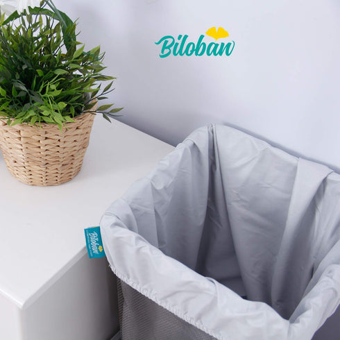 2 Pack Biloban Reusable Diaper Pail Liner Bags for Ubbi Diaper Pail, Waterproof Larger Capacity & Washable Wet Bag