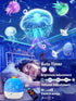 21 Sets 360 of Films + Projector Night Light for Kids, Kids Night Light Projector, Ceiling, Remote Control & Bluetooth