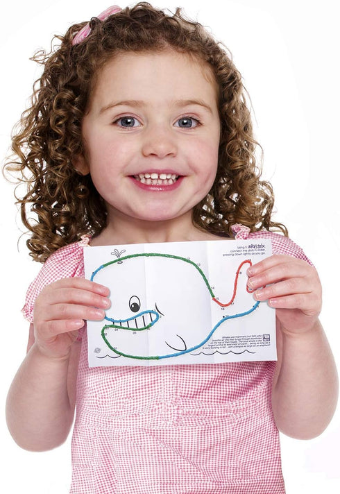 12 WikkiStix Sea Life Pak Features Sea Creatures with Hands-on Activity and Fun Fact on Each, Made in The USA!