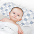 decor gift 4 Pack 22x11in Cotton Burp Cloths Muslin Breathable Blue Checkered Pattern spit up Rags for Unisex Newborns