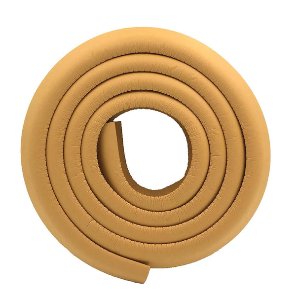 M2cbridge Extra Thick L Shape Foam Baby Safety Bumper Guard Table Edge Protectors 6.5 Ft (Wood)